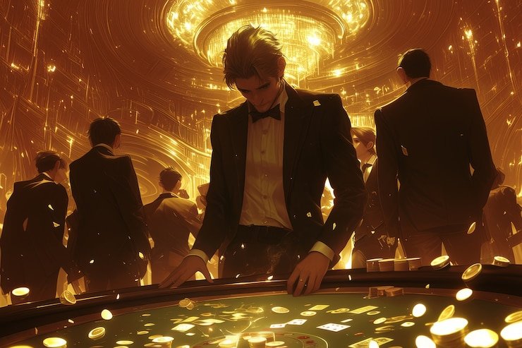 Contoh perhitungan nilai tangan dalam Speed Blackjack